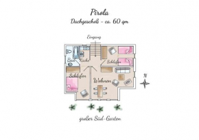 Ferienhaus Pirola - Dachgeschoss